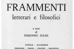 3-E.Solmi Leonardo Frammenti letterari e filosofici 1925 1979 nota di P.C.Marani